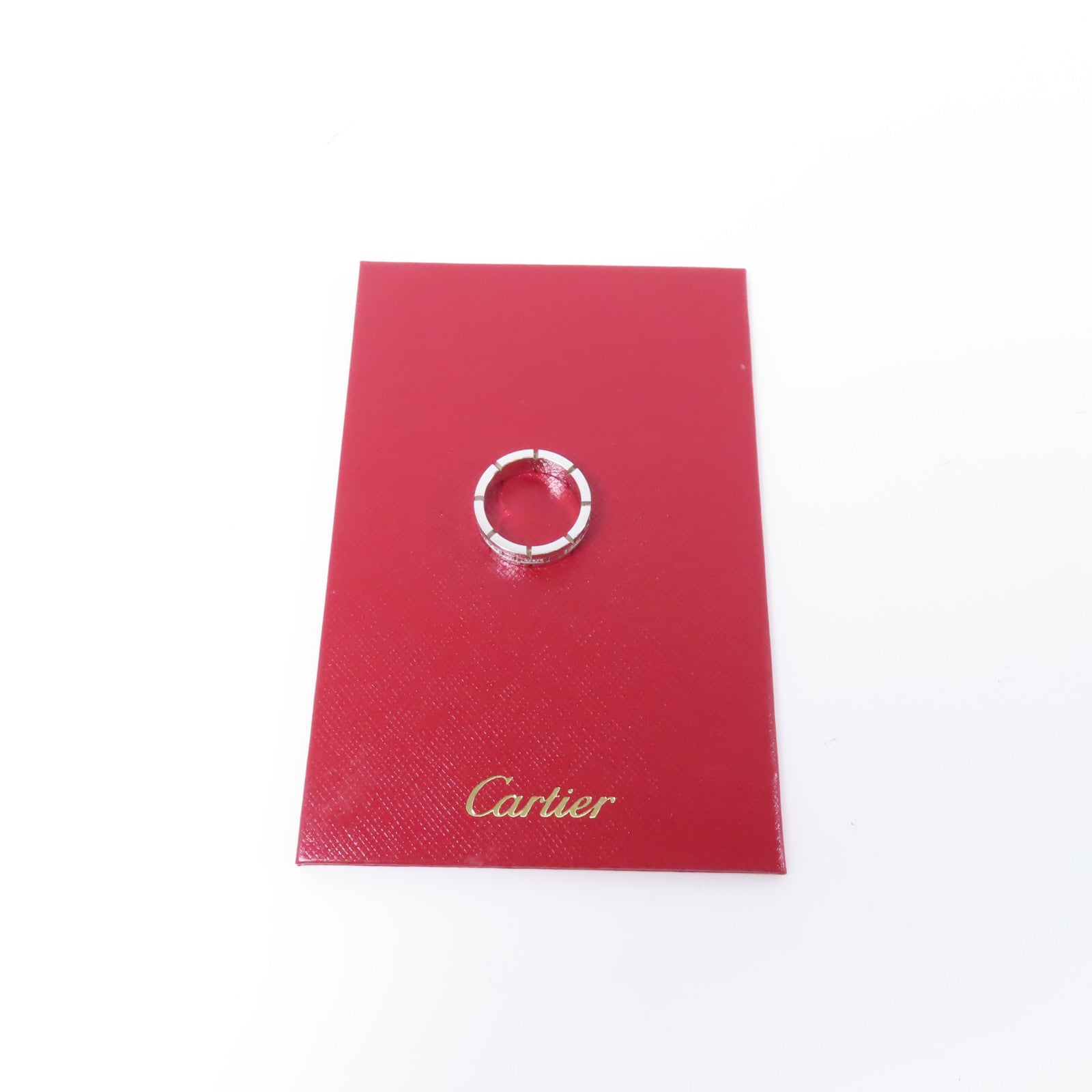 CARTIER 【激減優惠】18K白金Diamond Ring鑽石戒指Cartier#56/US#7.5