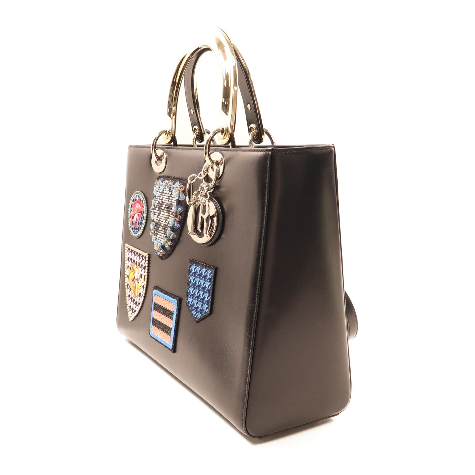 Dior 【激減優惠】皮革Lady Dior Limited Edition手挽肩背兩用袋