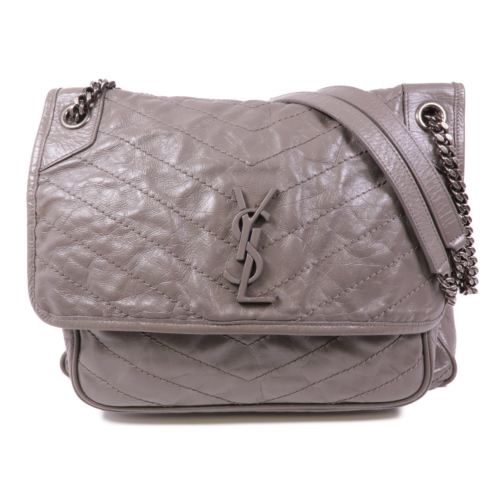 SAINT LAURENT 牛皮皮革Niki Medium鏈帶肩背袋