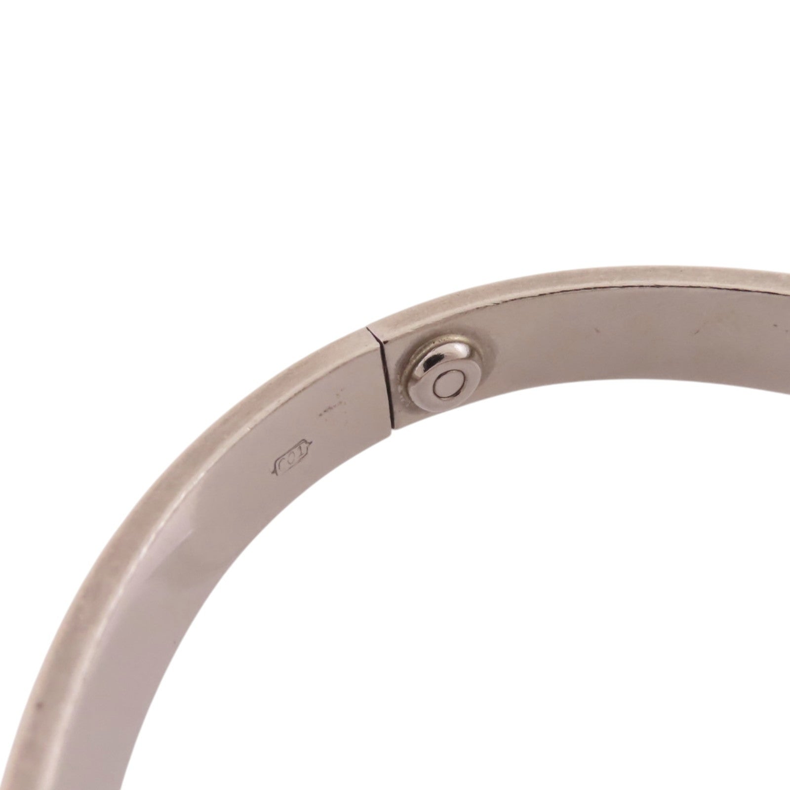 CARTIER 18K白金Love Blaceret手鐲