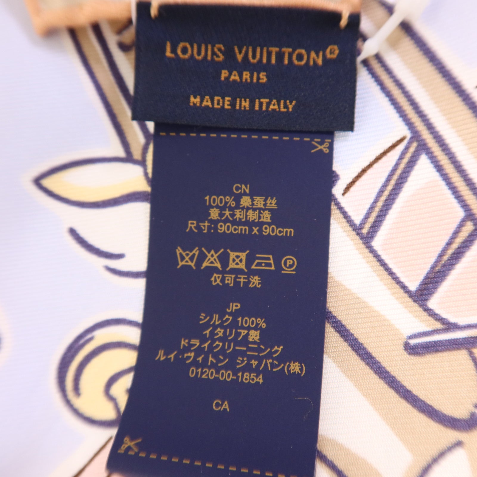 LOUIS VUITTON 絲質Speedy Vivienne Square 90 Scarf絲巾
