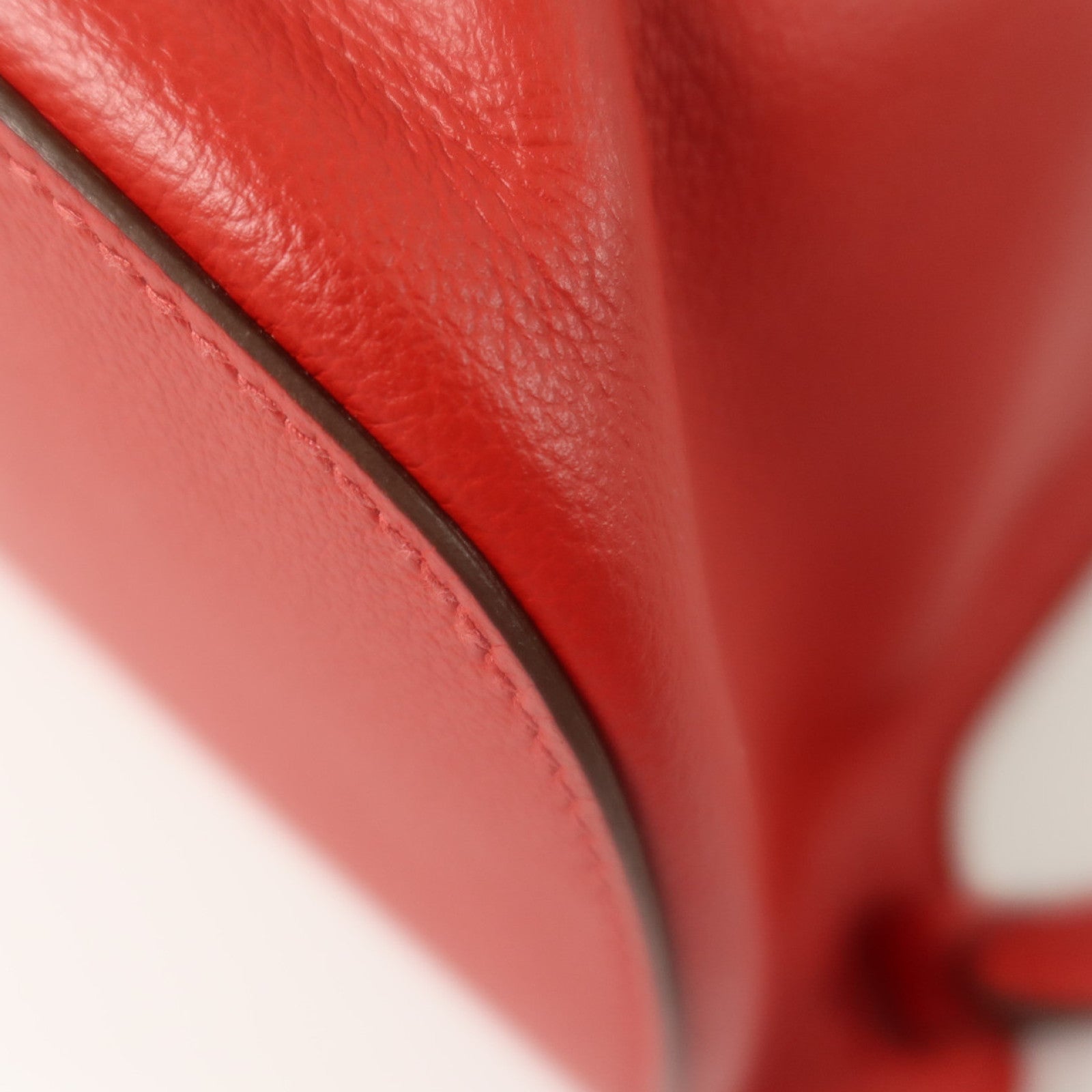 HERMES Evercolor皮革Sac A Dos GR24銀扣背包Rouge Piment