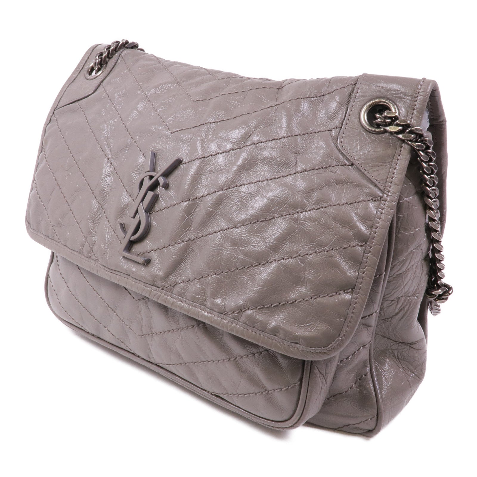 SAINT LAURENT 牛皮皮革Niki Medium鏈帶肩背袋