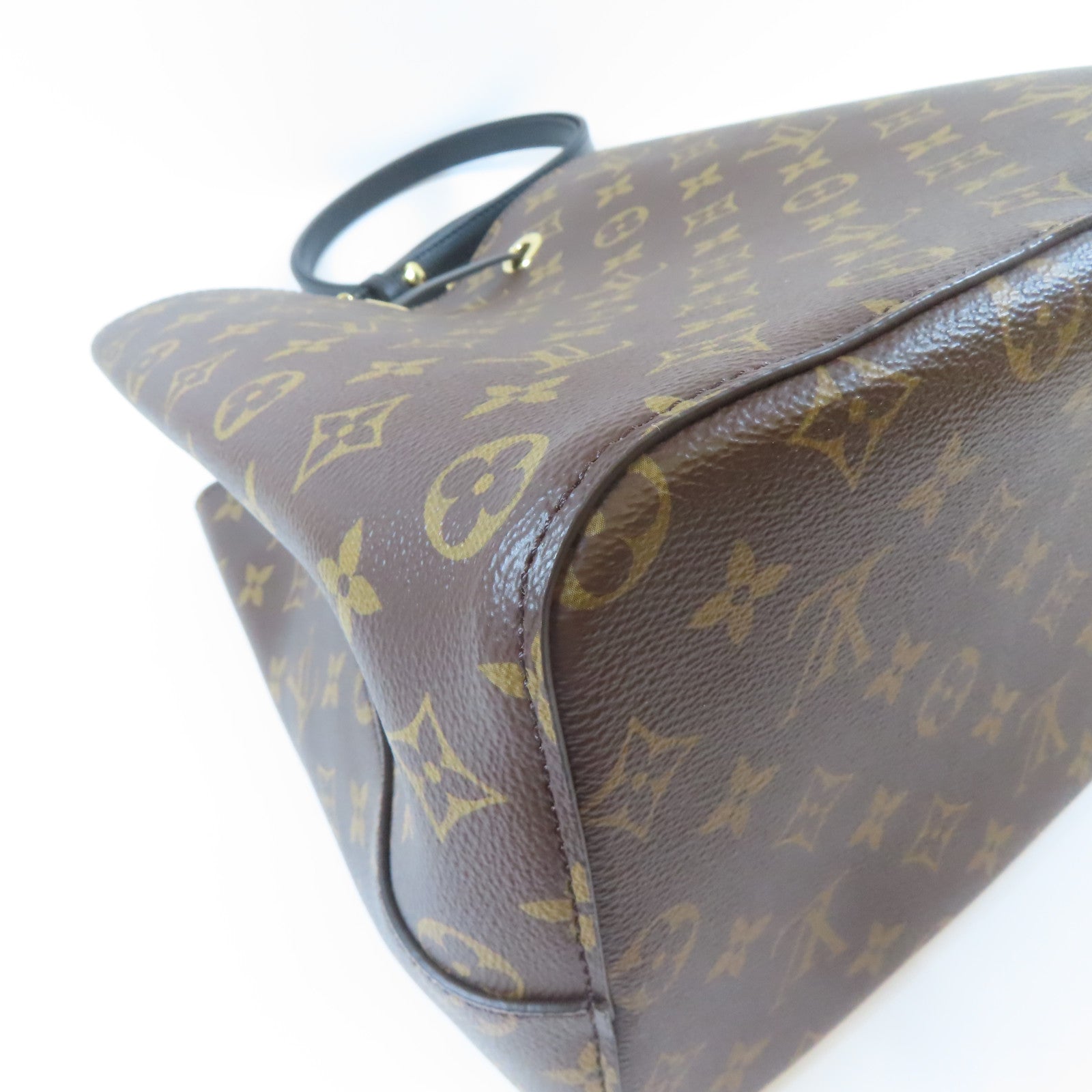 LOUIS VUITTON Monogram Neonoe MM金扣肩背袋啡色