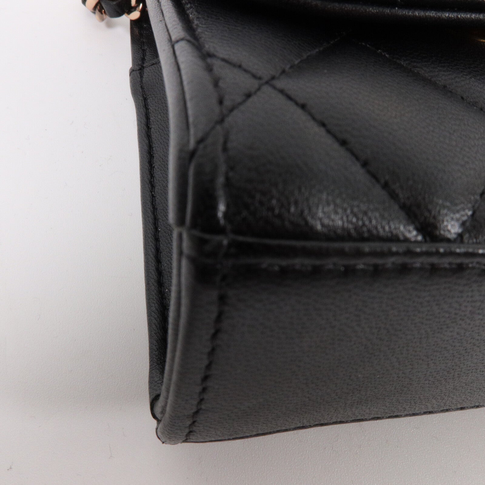 CHANEL 羊皮皮革Trendy CC Mini鏈帶肩背袋