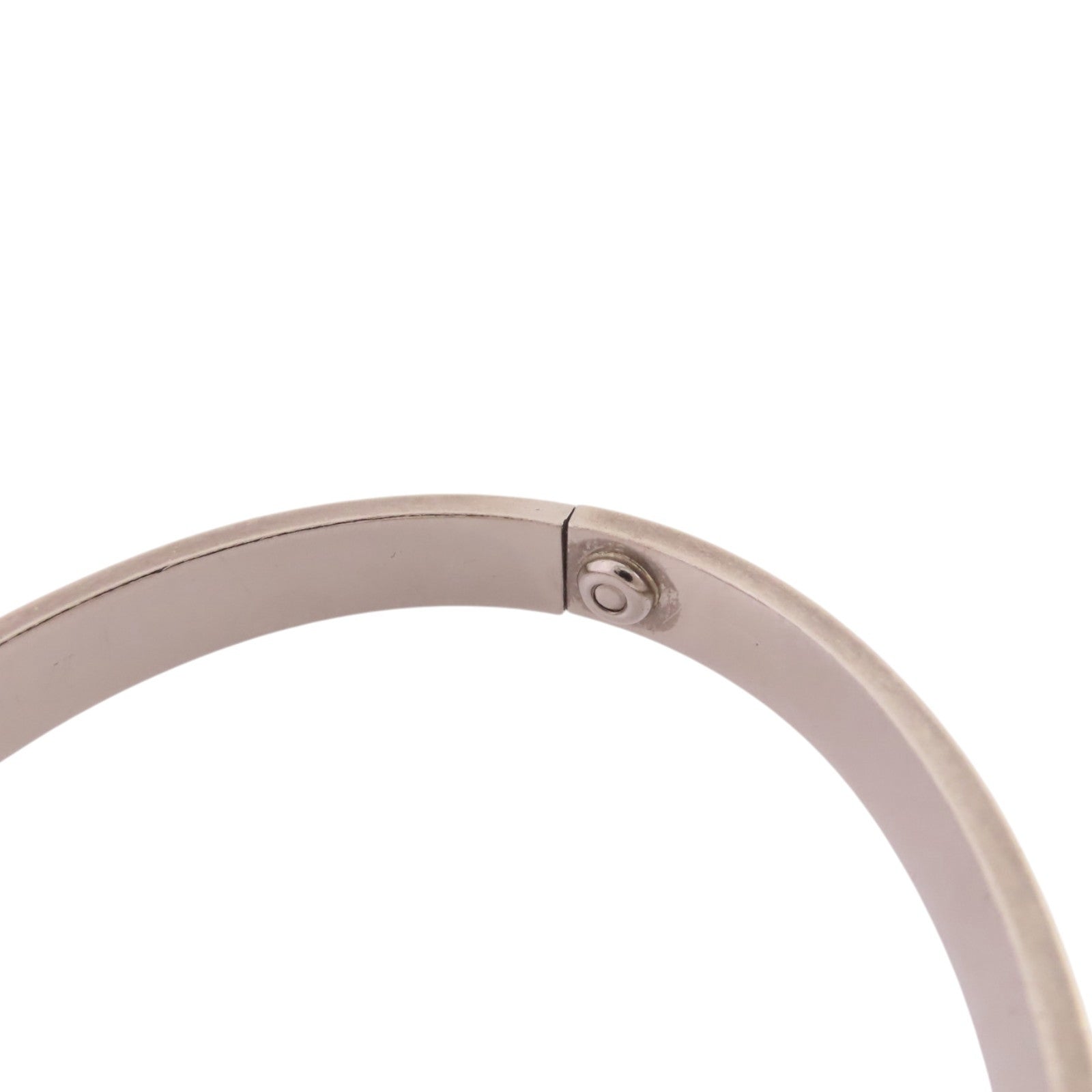 CARTIER 18K白金Love Blaceret手鐲