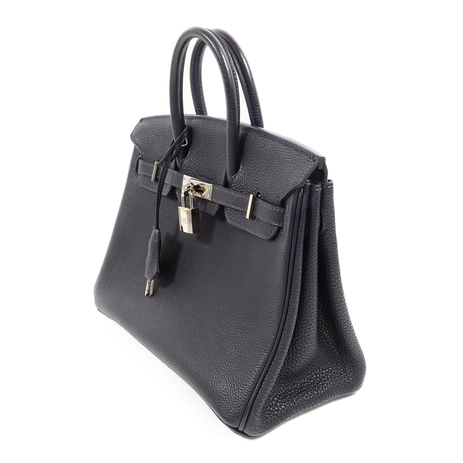 HERMES Togo皮革Birkin 25手挽袋Bleu Indigo