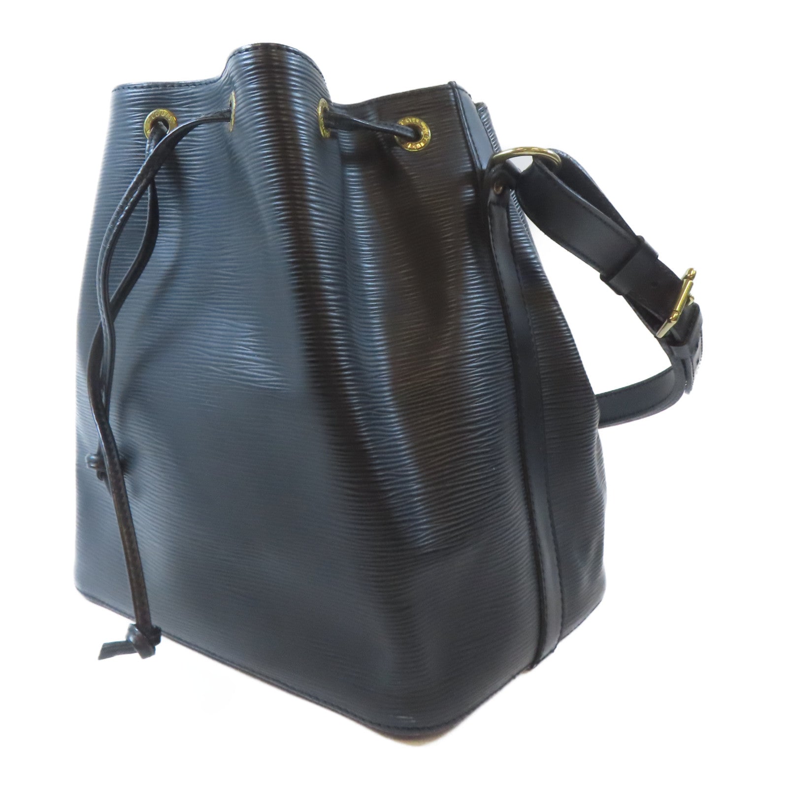 LOUIS VUITTON Epi Noe金扣肩背袋黑色