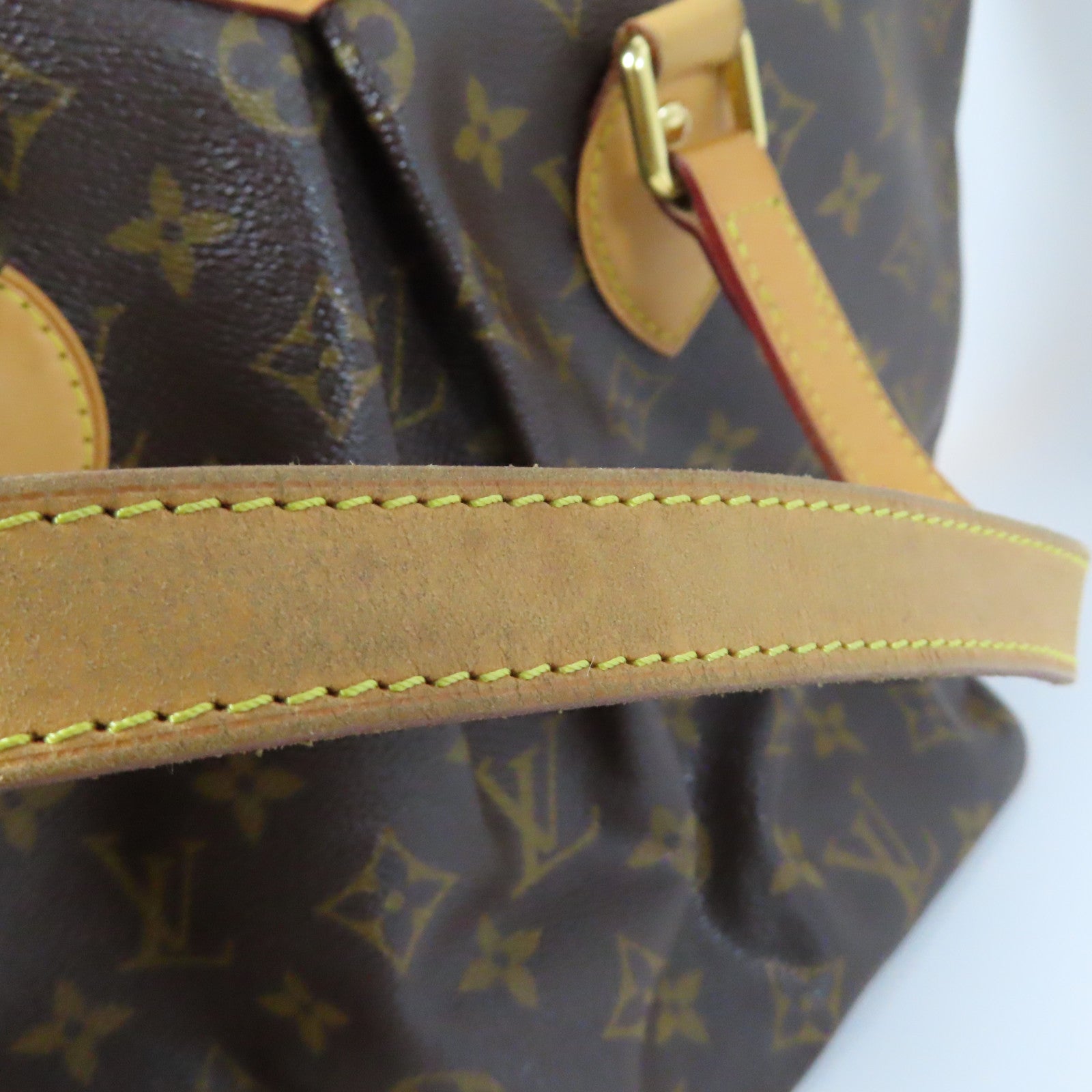 LOUIS VUITTON Monogram Palermo PM金扣手挽肩背兩用袋啡色