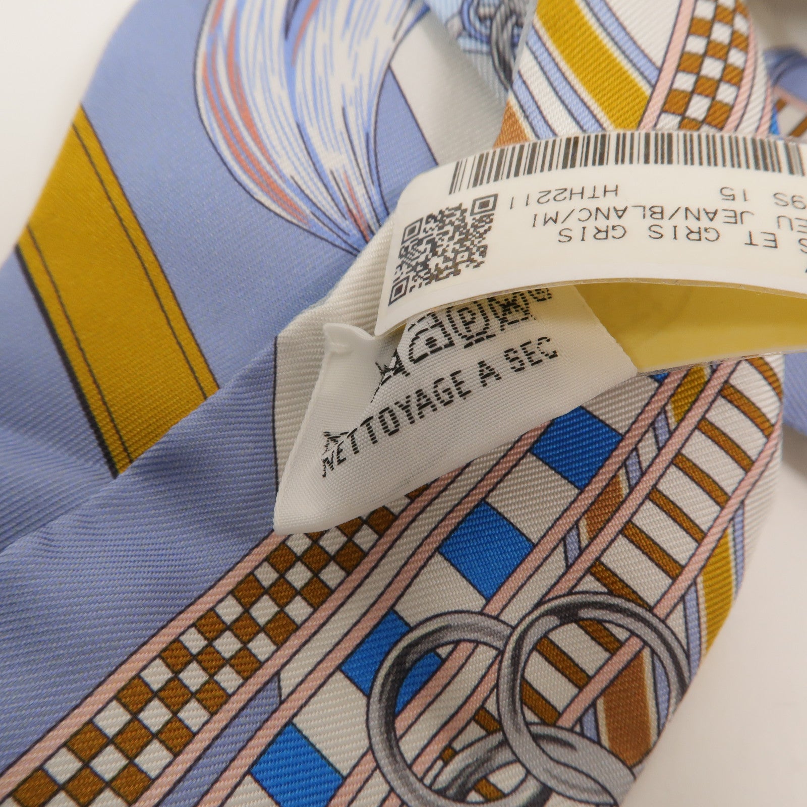 HERMES 絲質Twilly絲巾