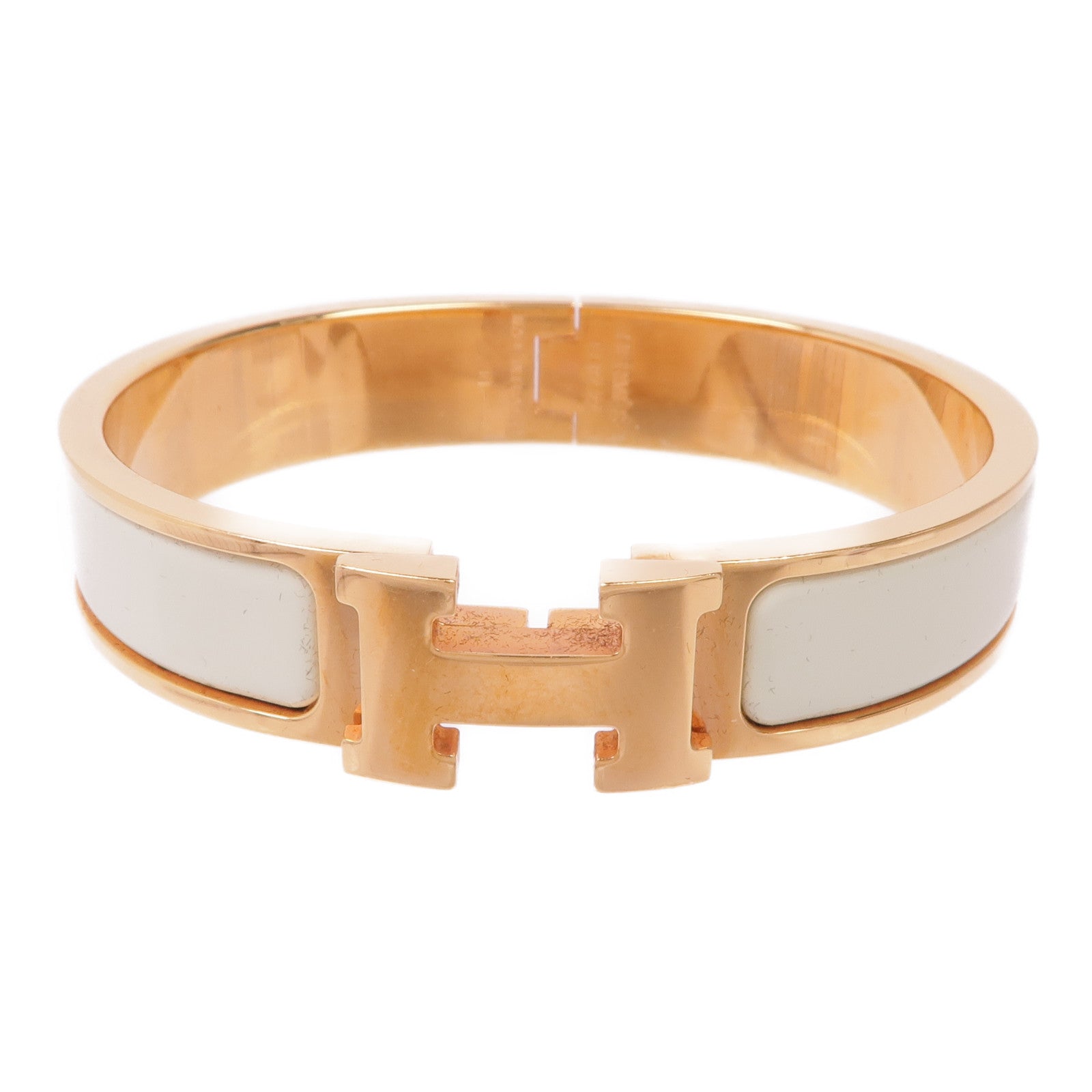 HERMES 琺瑯/金屬Clic H手鐲