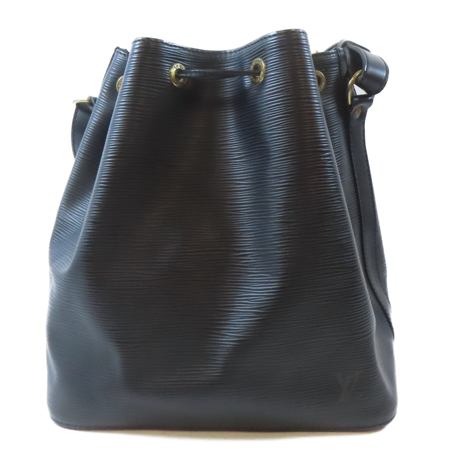 LOUIS VUITTON Epi Noe金扣肩背袋黑色
