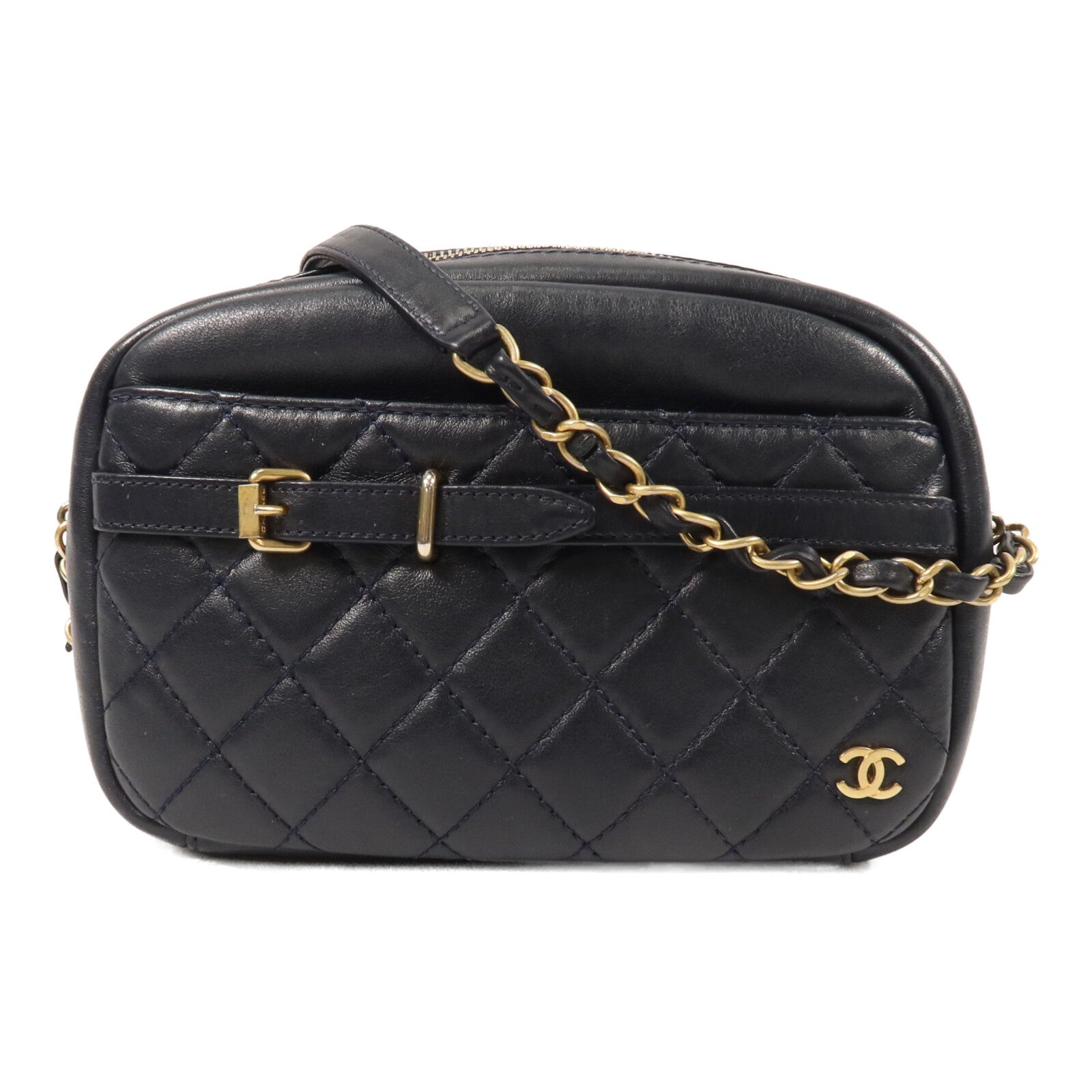 CHANEL 羊皮皮革Chain Shoulder鏈帶肩背袋