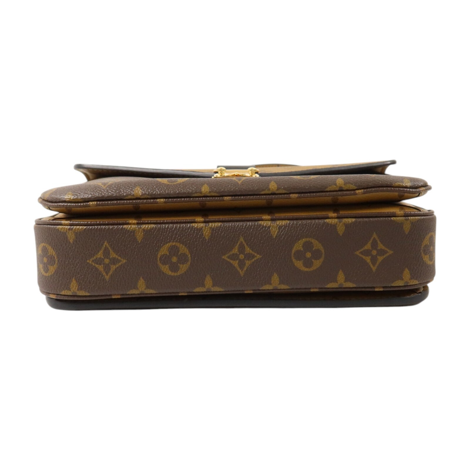 LOUIS VUITTON Monogram Reverse Pochette Metis金扣手挽肩背兩用袋