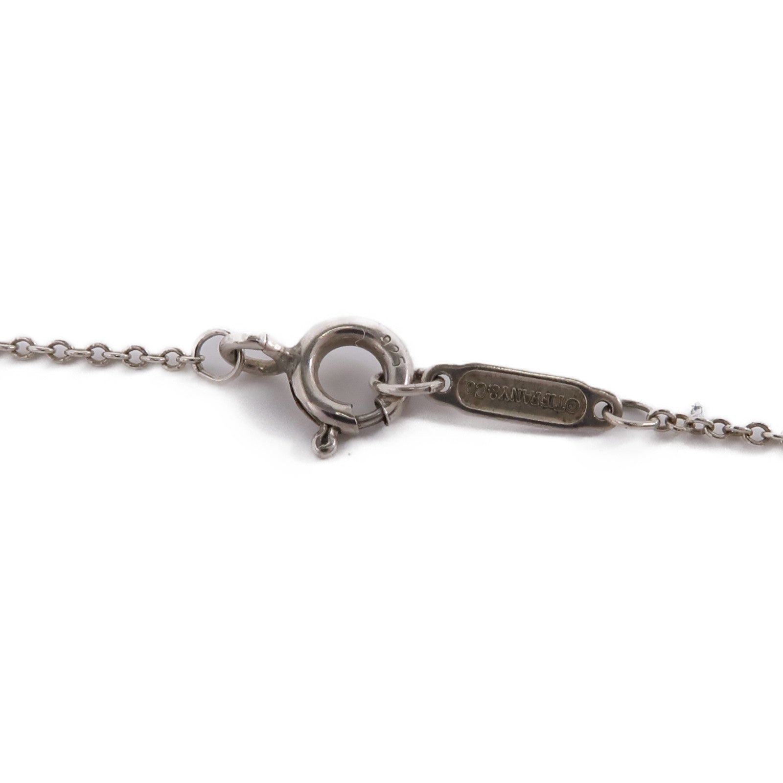 TIFFANY＆CO 925鍍銀Padlock Necklace項鍊