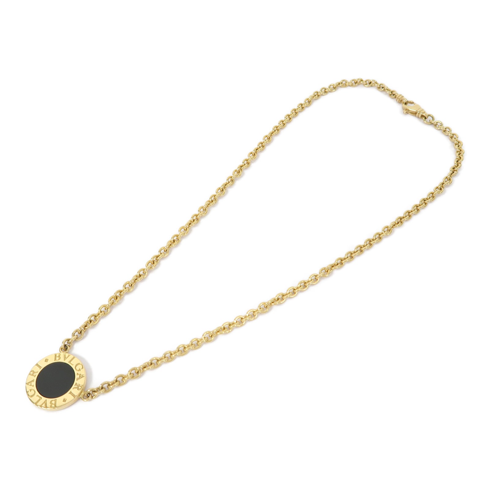 BVLGARI 【激減優惠】18K黃金Bulgari Bulgari Onyx Necklace項鍊