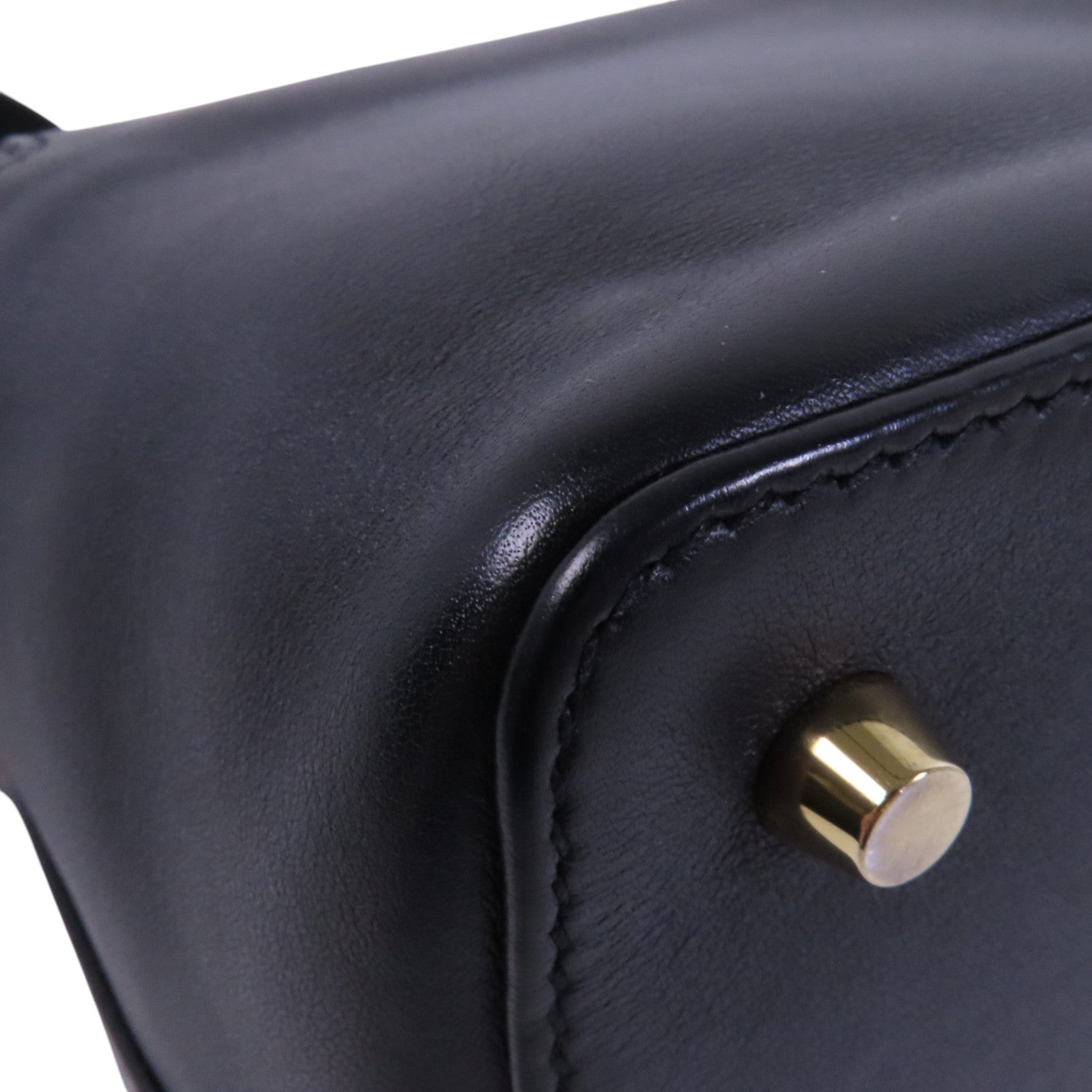 HERMES Swift皮革Tool Box 20金扣手挽肩背兩用袋