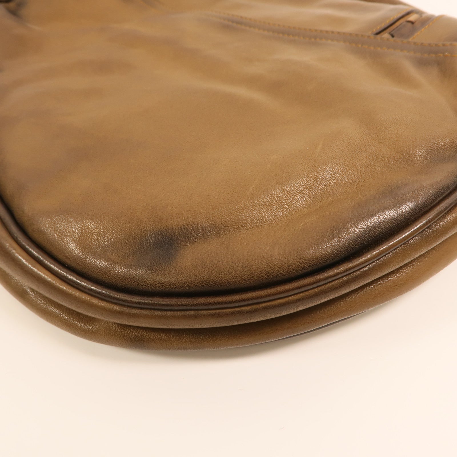 Dior 牛皮皮革Vintage Saddle Bag銀扣手挽袋