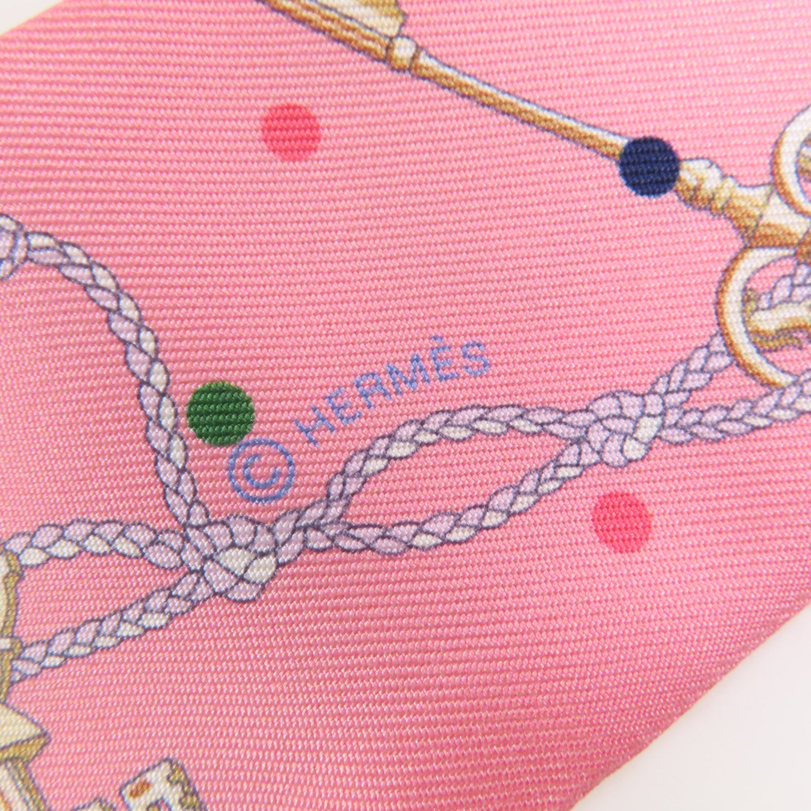 HERMES 絲質Twilly絲巾