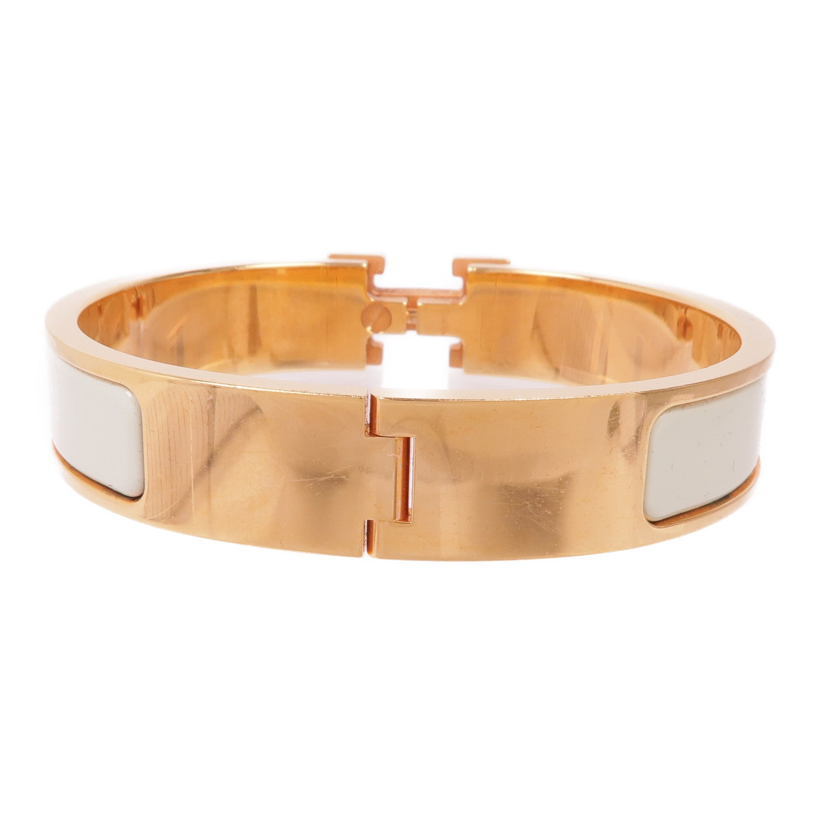 HERMES 琺瑯/金屬Clic H手鐲