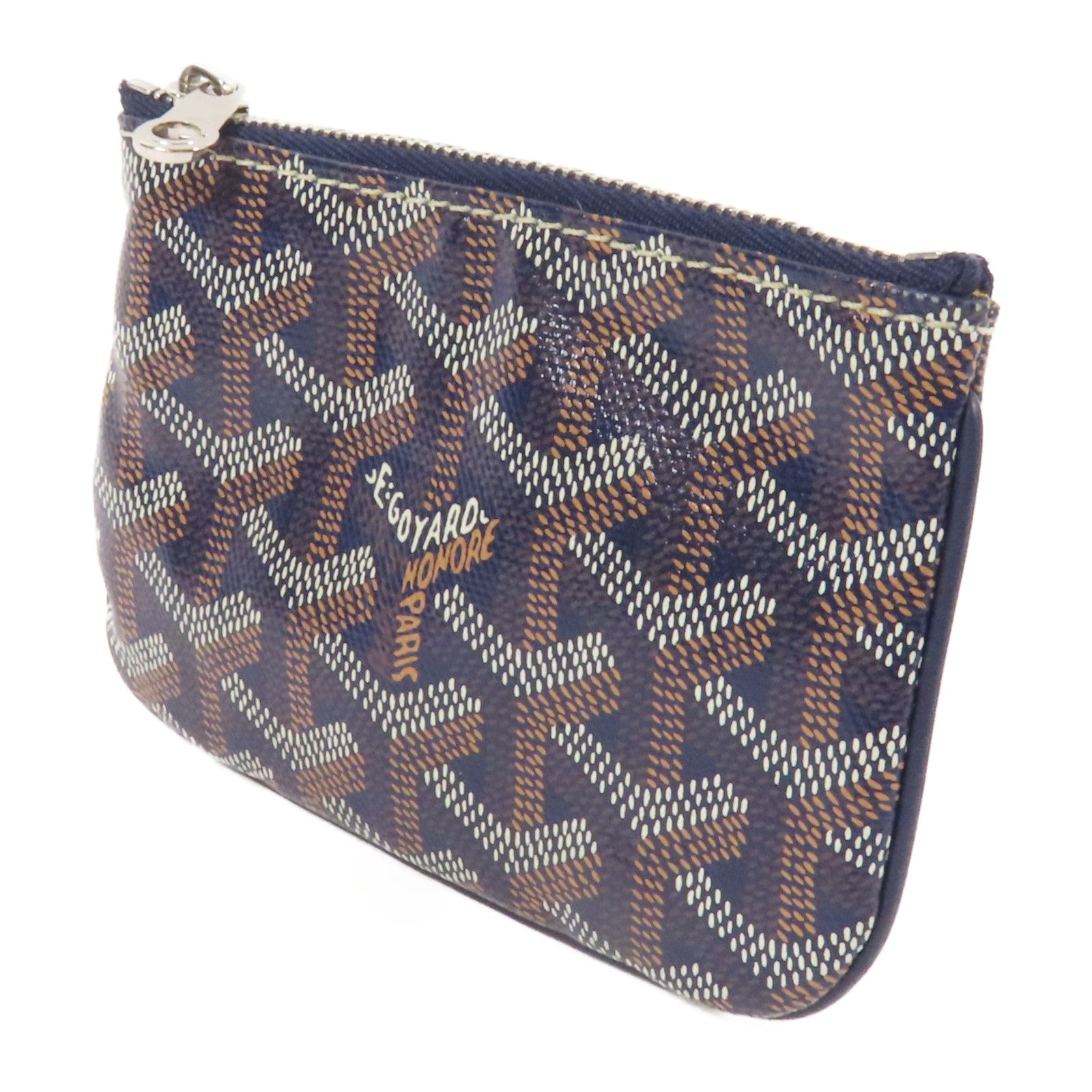 GOYARD 塗層帆布Key Case銀扣鎖匙包