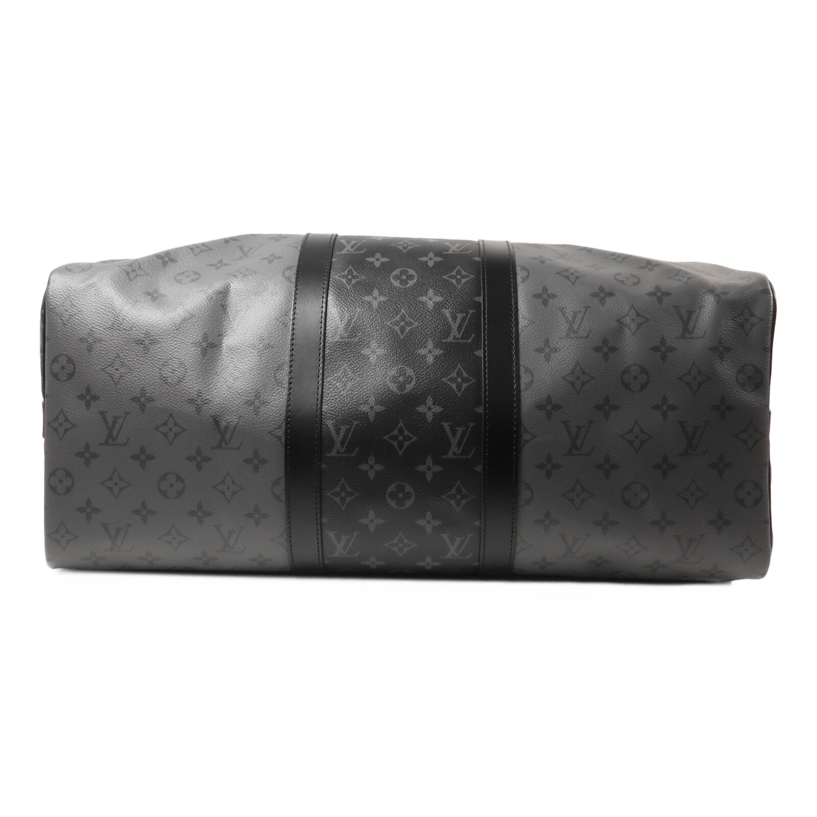 LOUIS VUITTON Monogram Eclipse Keepall Bandouliere 50手挽肩背兩用袋