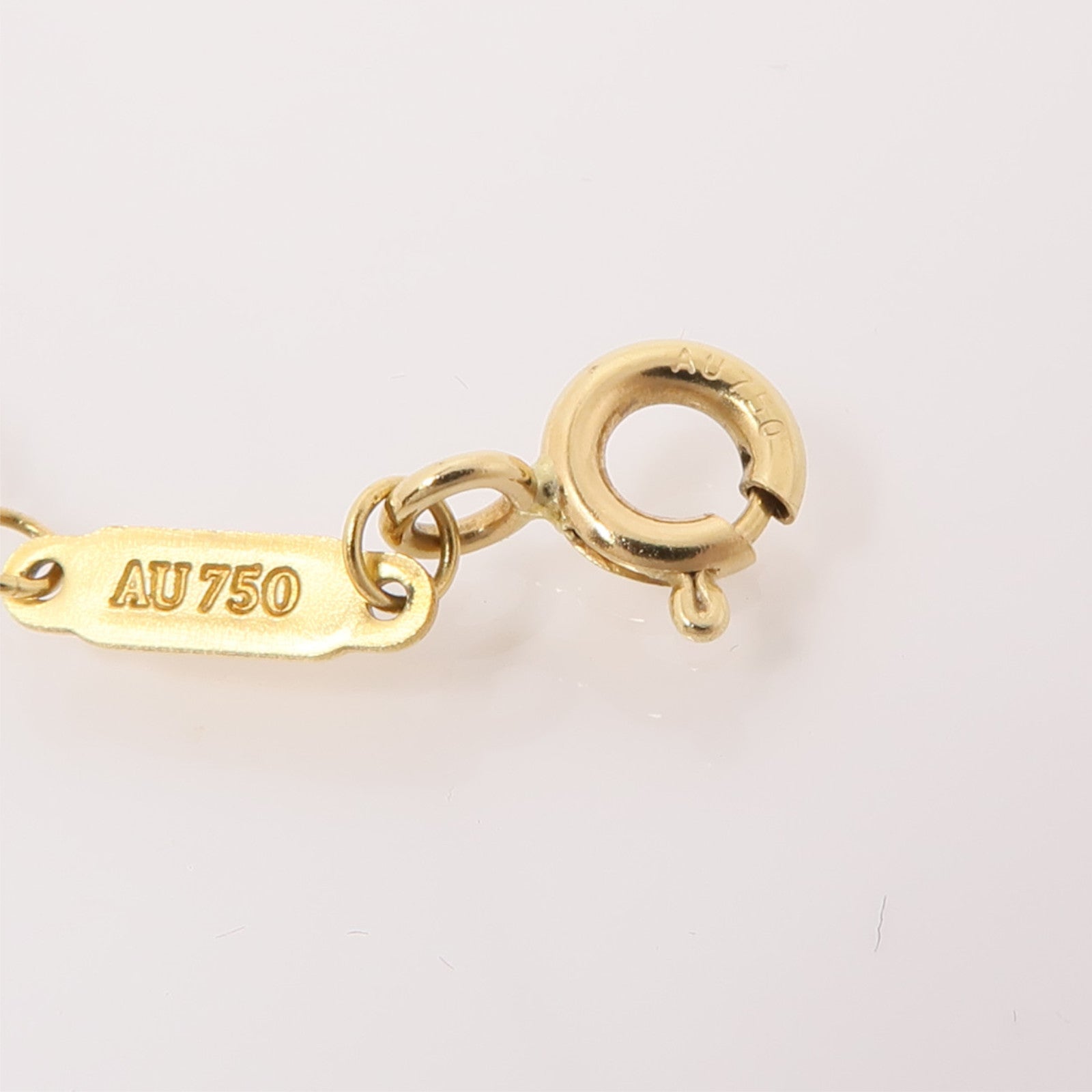 TIFFANY＆CO 18K黃金T Smile Necklace項鍊
