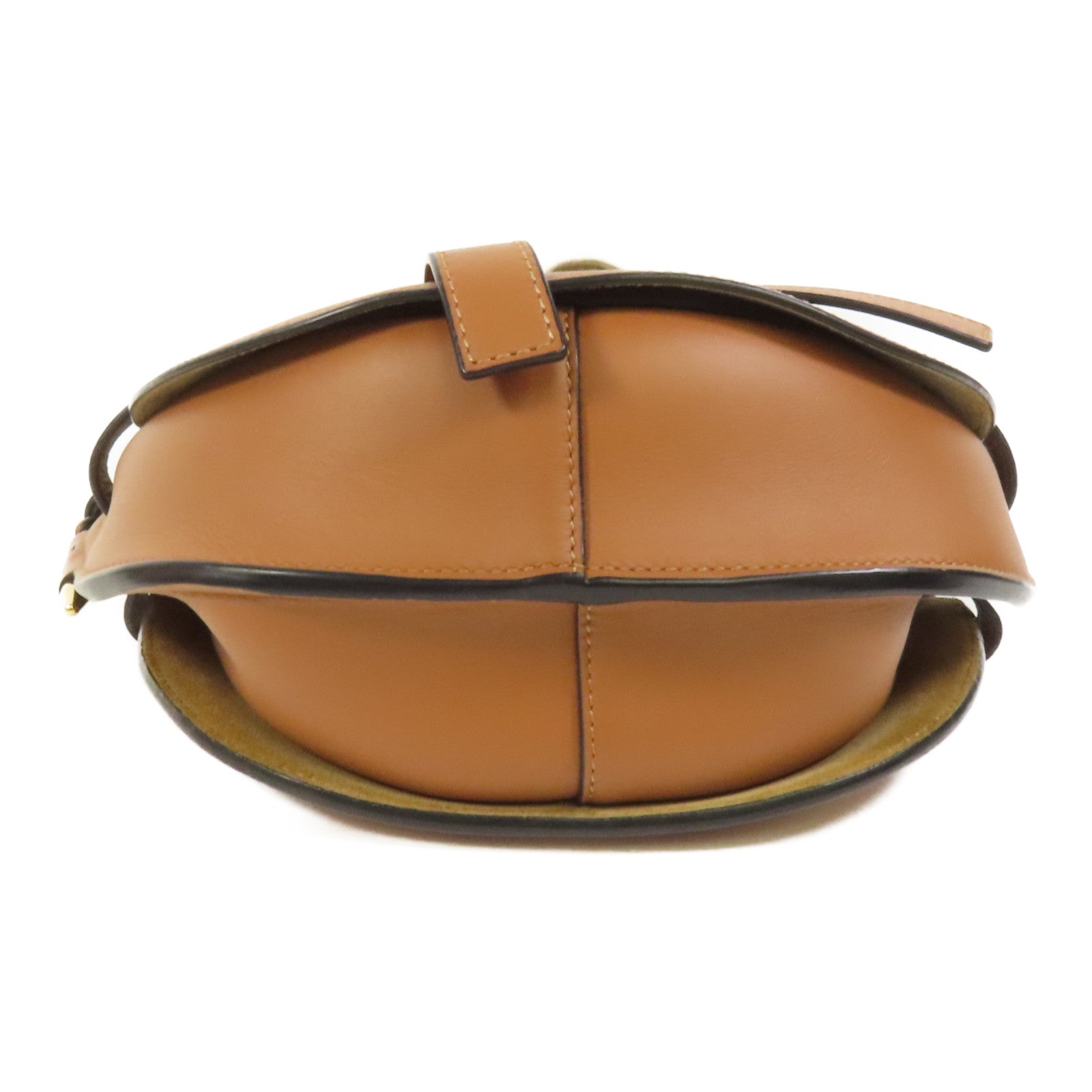 LOEWE 牛皮皮革Small Gate金扣肩背袋