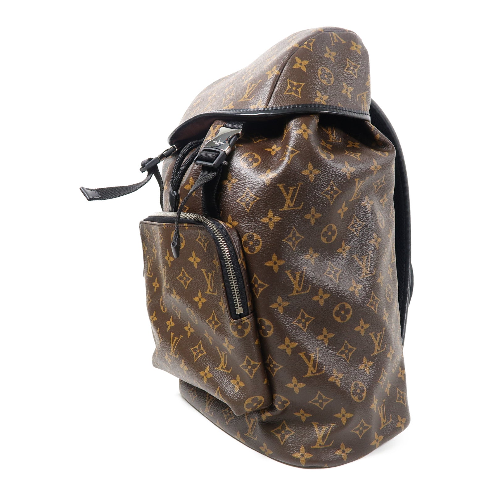 LOUIS VUITTON Monogram Zack Backpack銀扣背包啡色