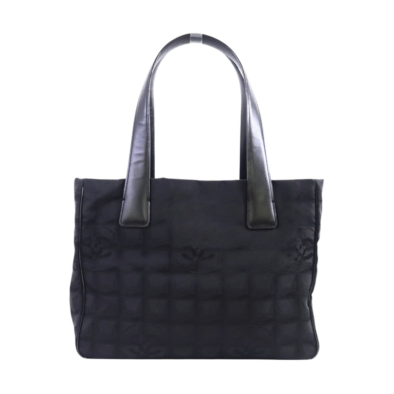 CHANEL 尼龍Tote Bag金扣手挽袋