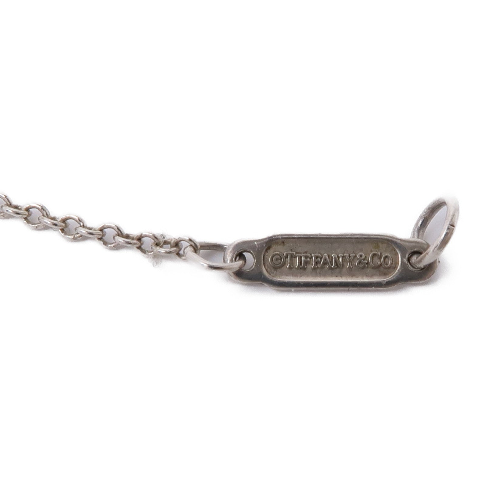 TIFFANY＆CO 925鍍銀Padlock Necklace項鍊