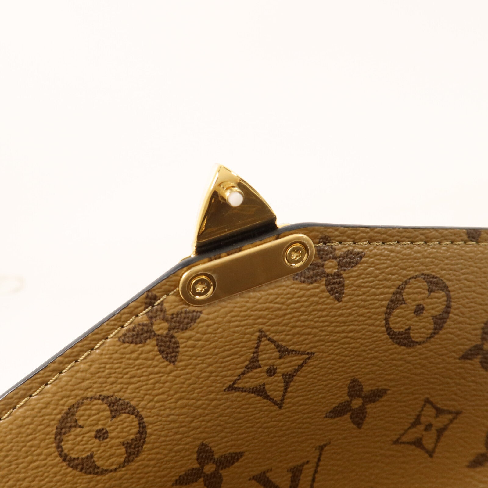 LOUIS VUITTON Monogram Reverse Pochette Metis金扣手挽肩背兩用袋