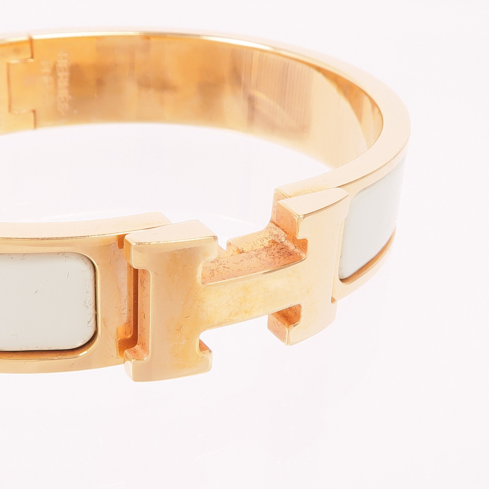 HERMES 琺瑯/金屬Clic H手鐲