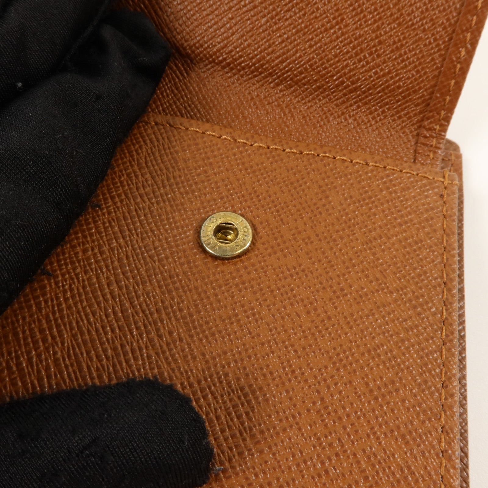 LOUIS VUITTON Monogram Panda Wallet金扣錢包
