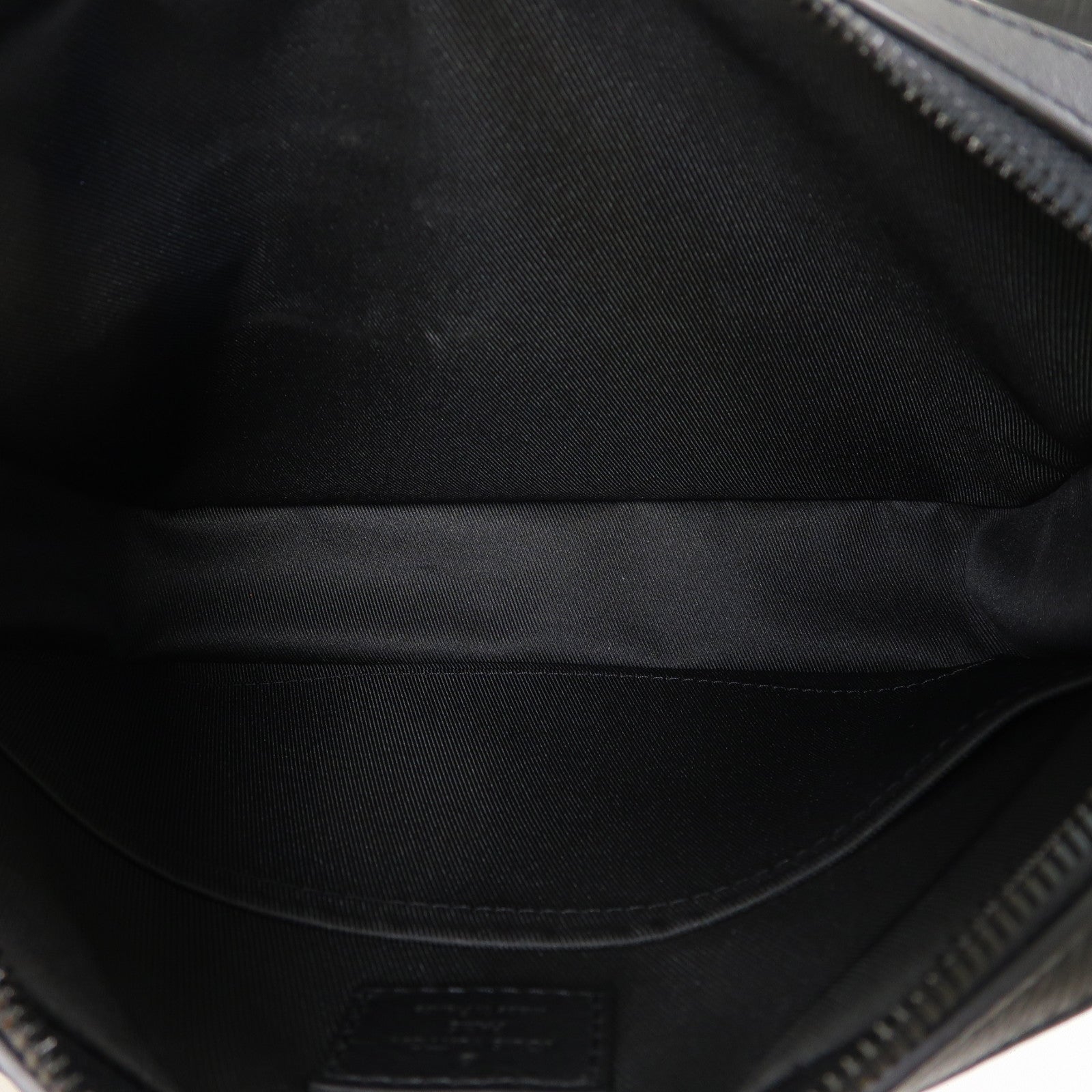 LOUIS VUITTON Monogram Empreinte Trio Messenger肩背袋黑色