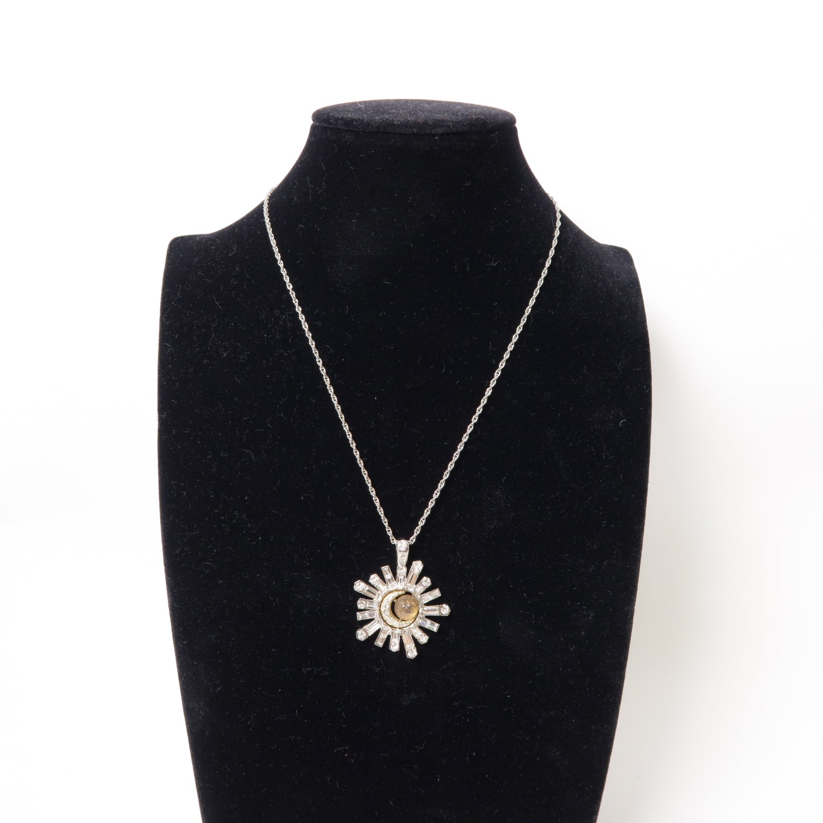 CHANEL 【激減優惠】PVC/金屬Necklace項鍊銀色