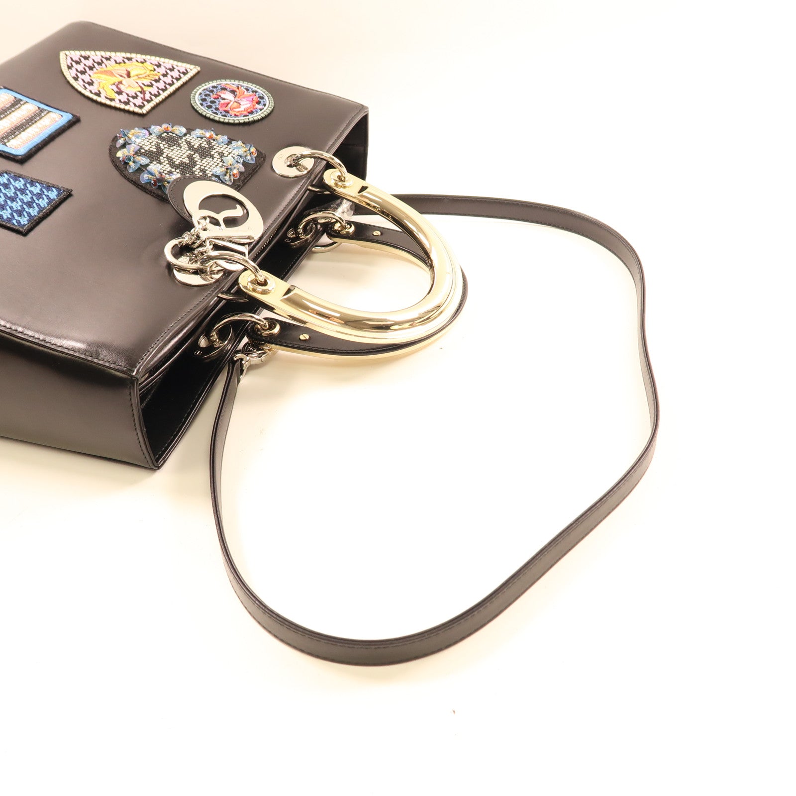 Dior 【激減優惠】皮革Lady Dior Limited Edition手挽肩背兩用袋