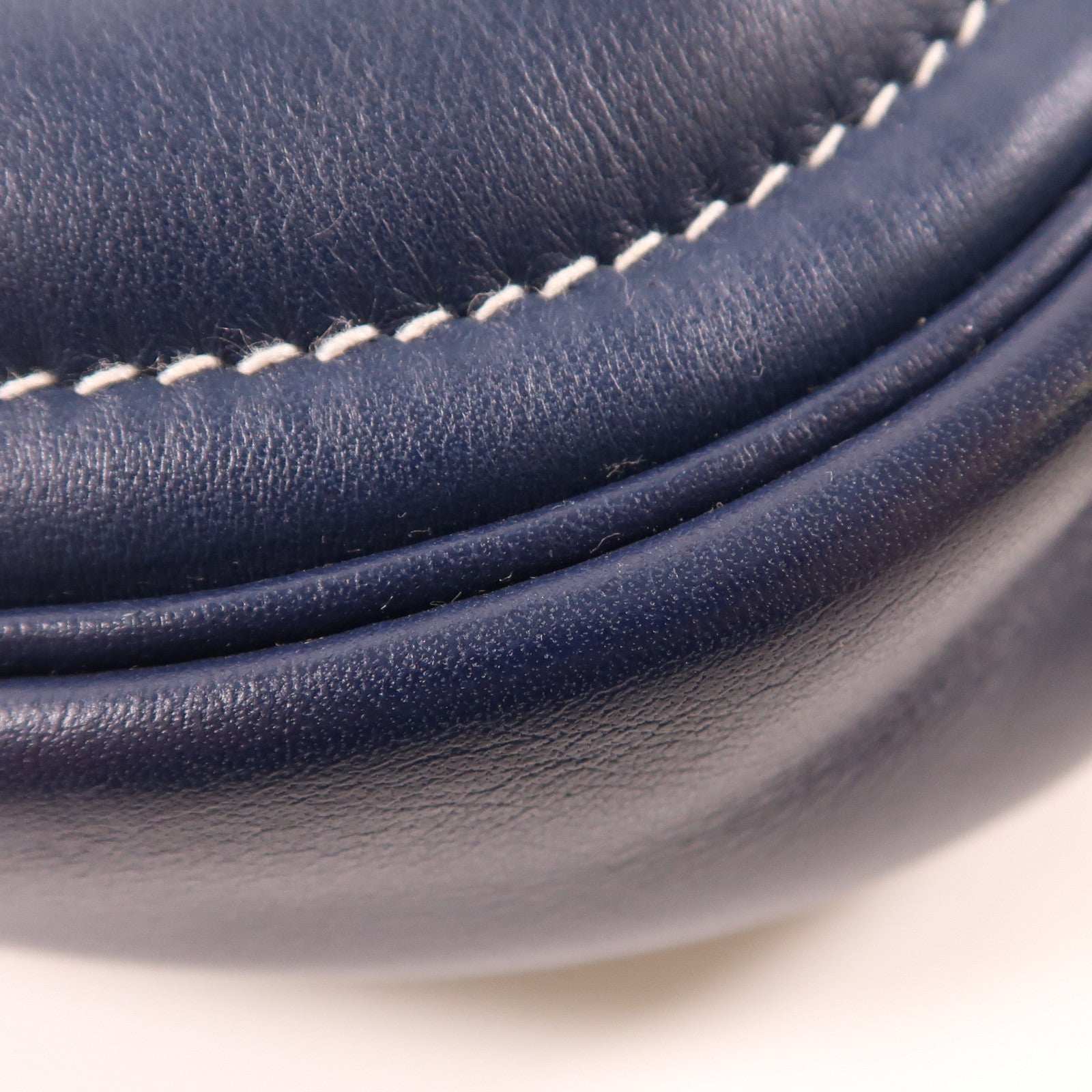 HERMES PHW In The Loop Belt Bag Swift Leather Navy