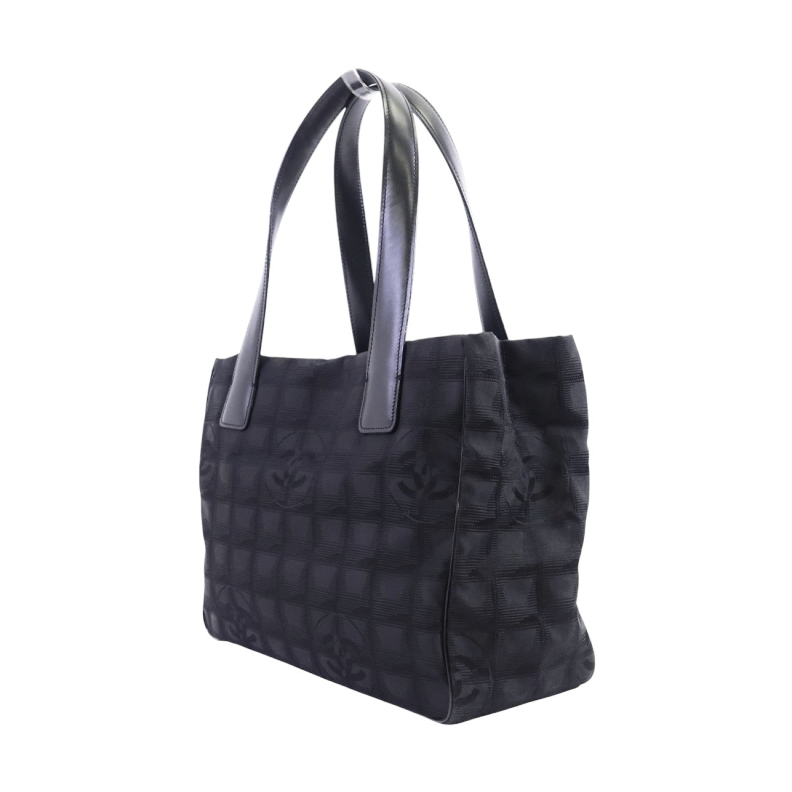 CHANEL 尼龍Tote Bag金扣手挽袋