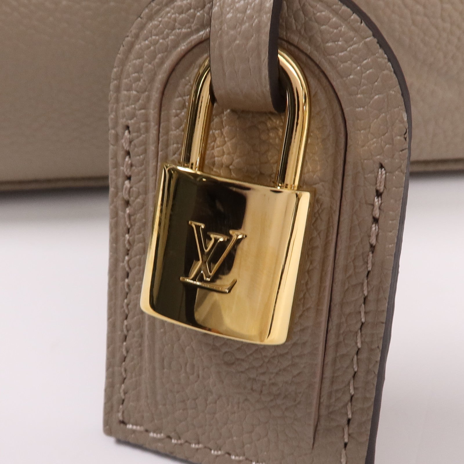 LOUIS VUITTON Monogram Empreinte Grand Palais金扣手挽肩背兩用袋