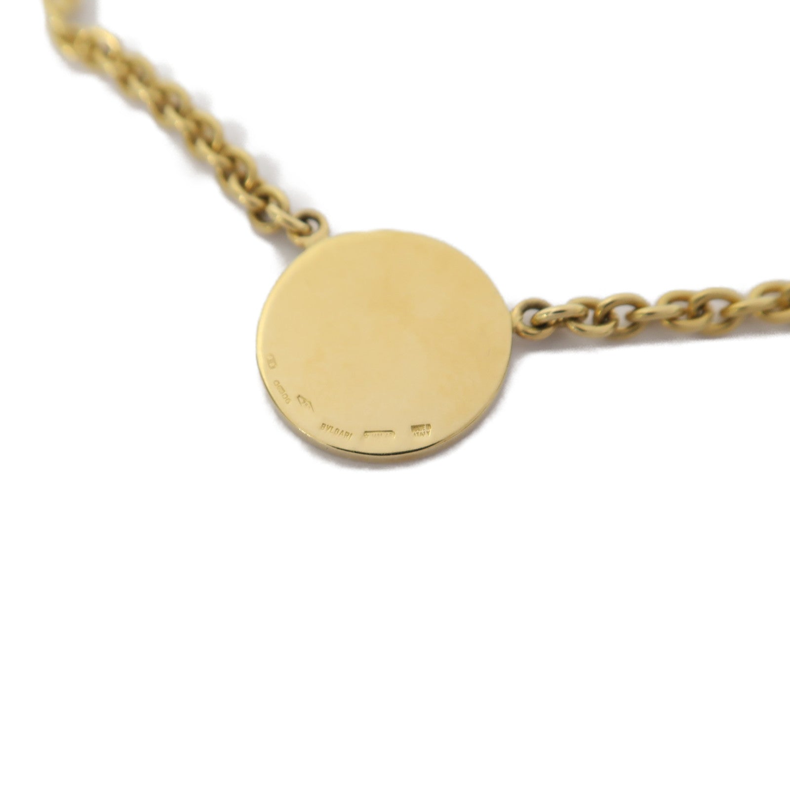 BVLGARI 【激減優惠】18K黃金Bulgari Bulgari Onyx Necklace項鍊