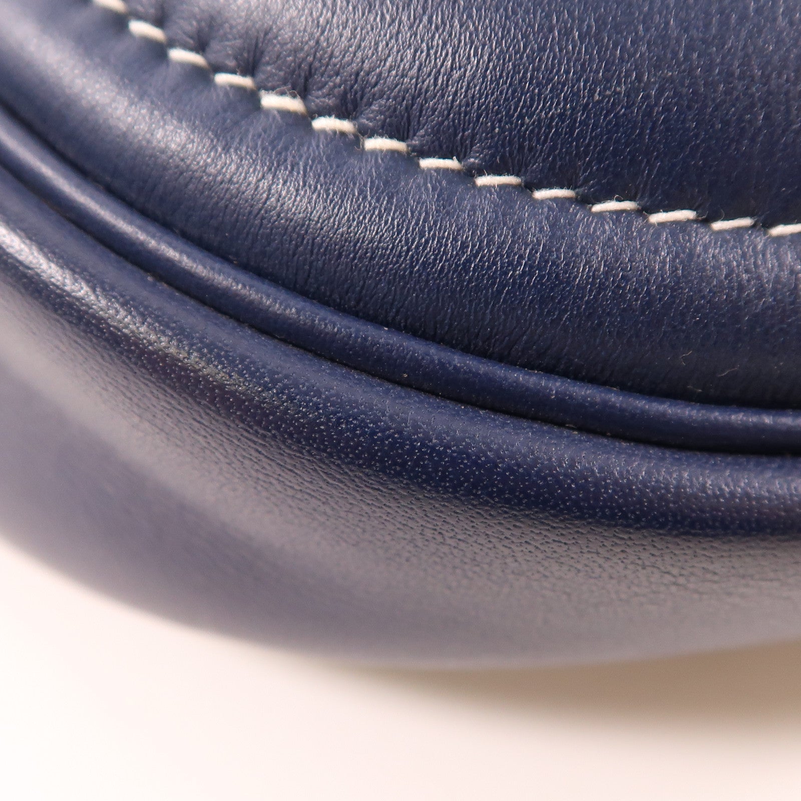 HERMES PHW In The Loop Belt Bag Swift Leather Navy