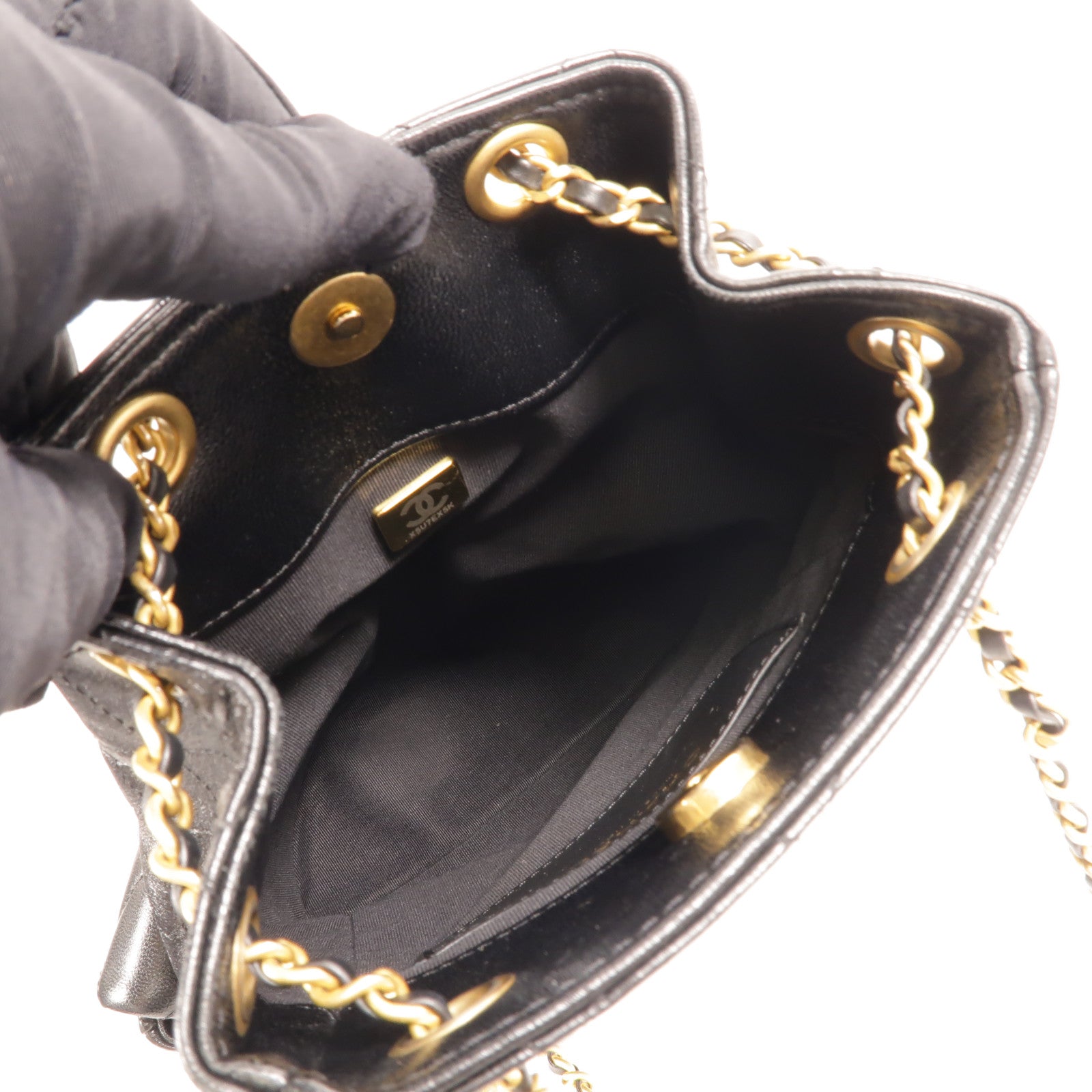 CHANEL 羊皮皮革25C Backpack背包