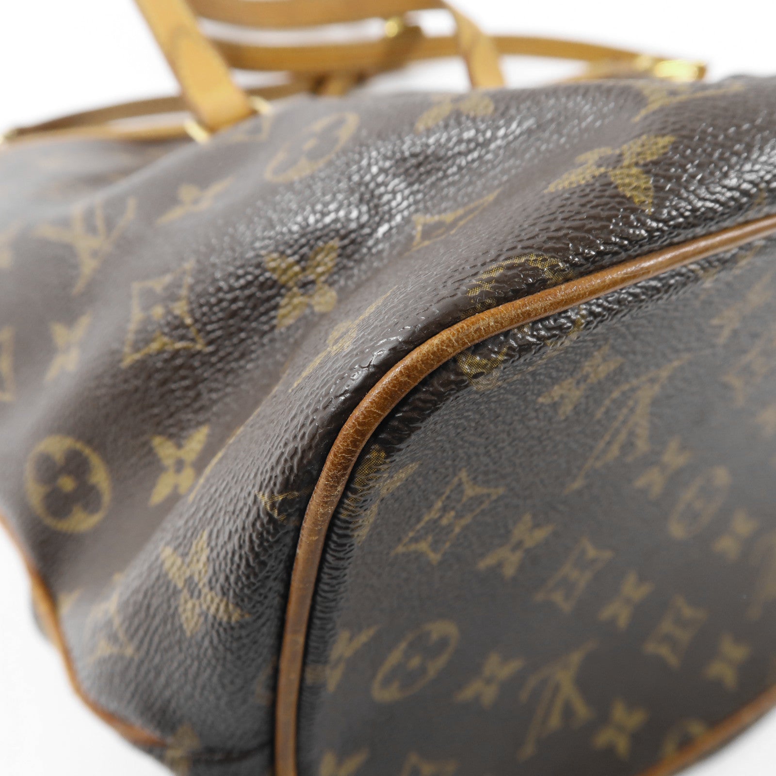 LOUIS VUITTON LV GHW Palermo PM 2 Way Shoulder Bag M40145 Monogram Brown