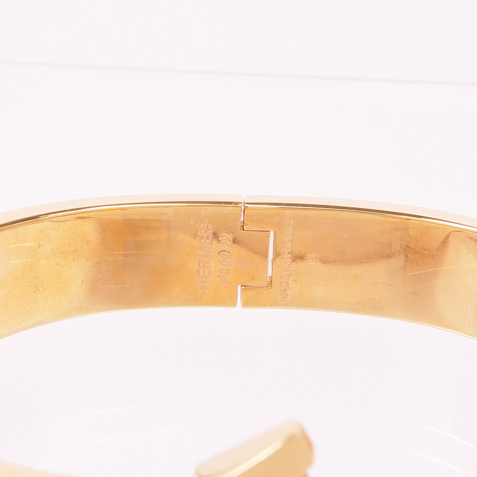 HERMES 琺瑯/金屬Clic H手鐲