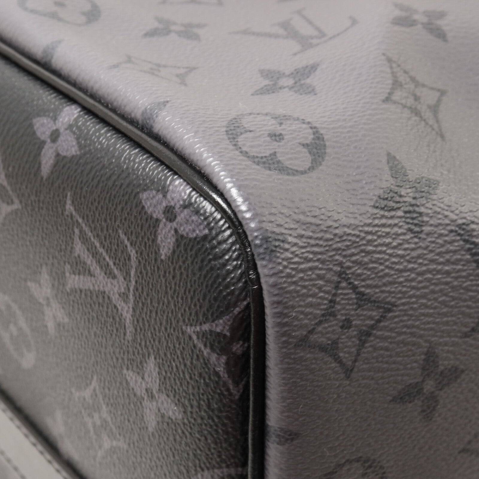 LOUIS VUITTON Monogram Eclipse Keepall Bandouliere 50手挽肩背兩用袋