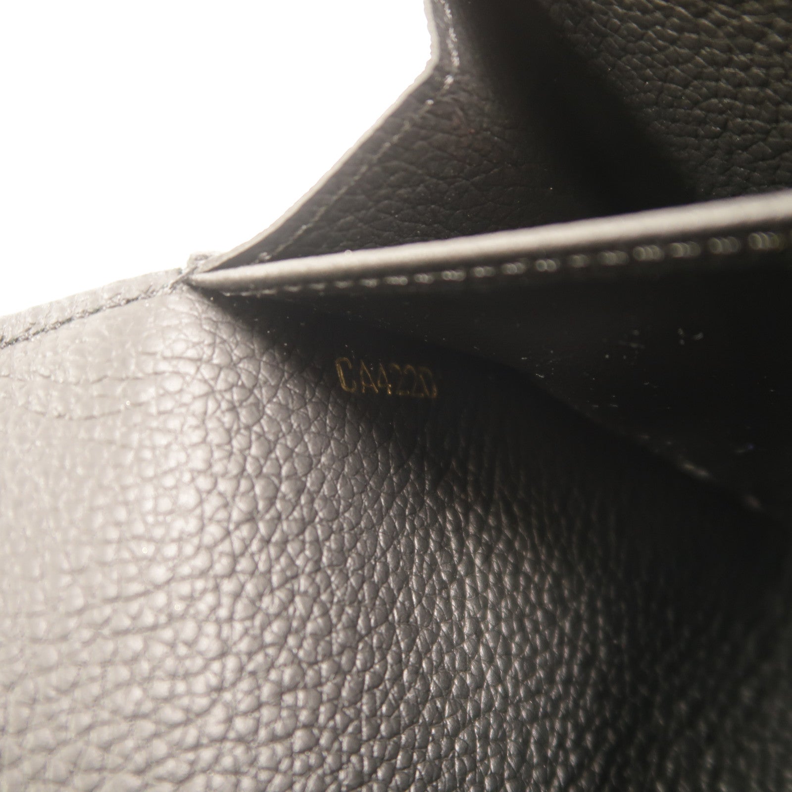 LOUIS VUITTON Monogram Empreinte Sarah Long Wallet金扣長錢包