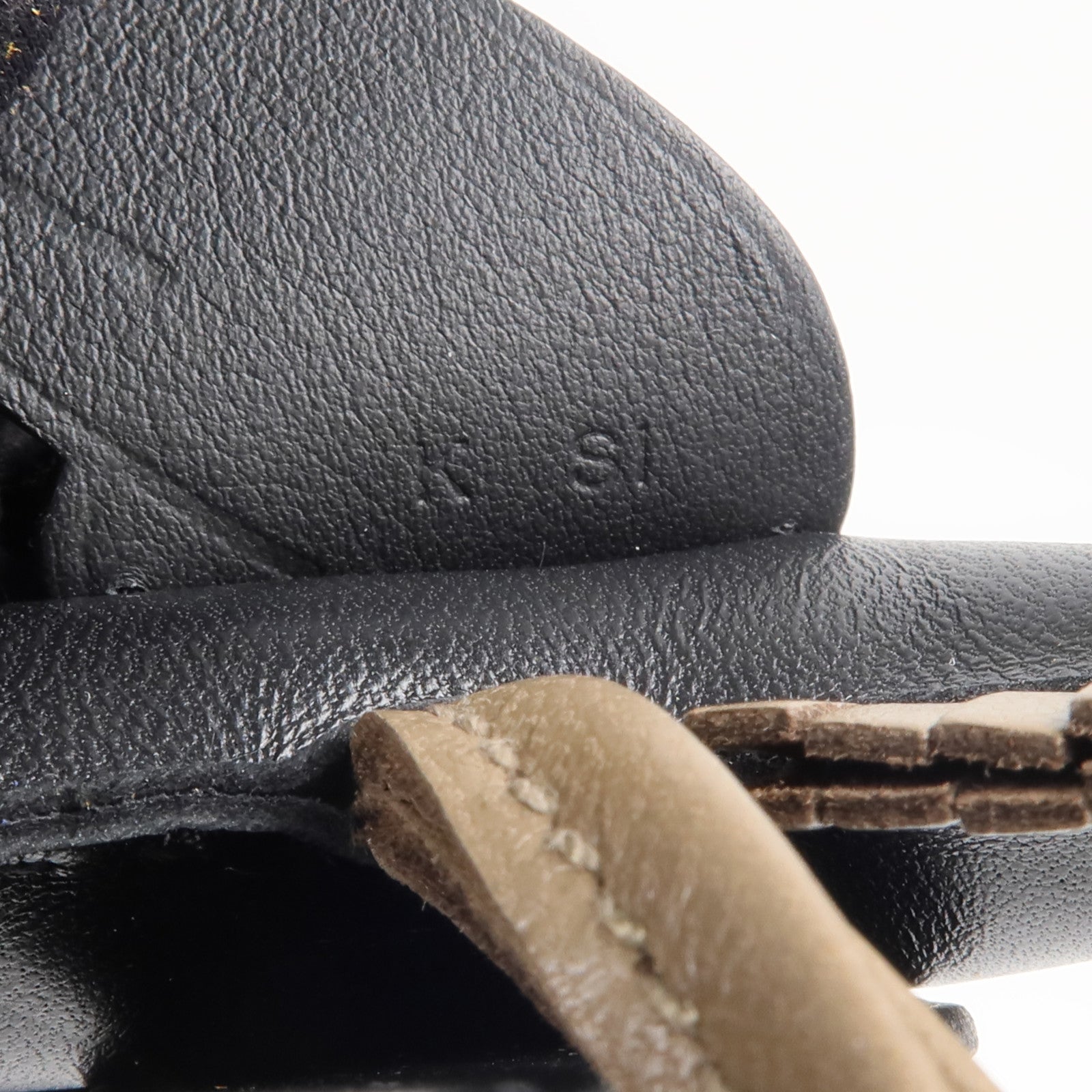 HERMES Milo/Swift皮革Rodeo Pegase MM掛飾Noir