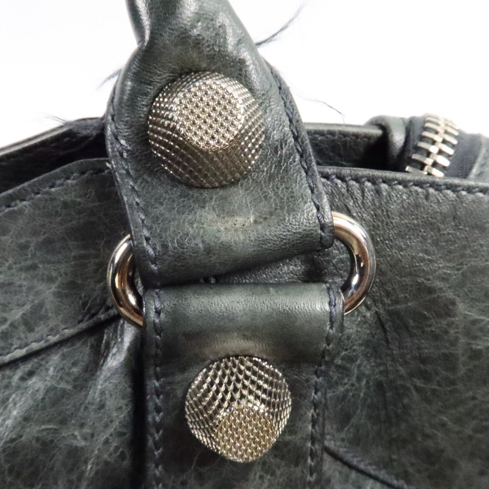 BALENCIAGA 牛皮皮革Giant City手挽肩背兩用袋