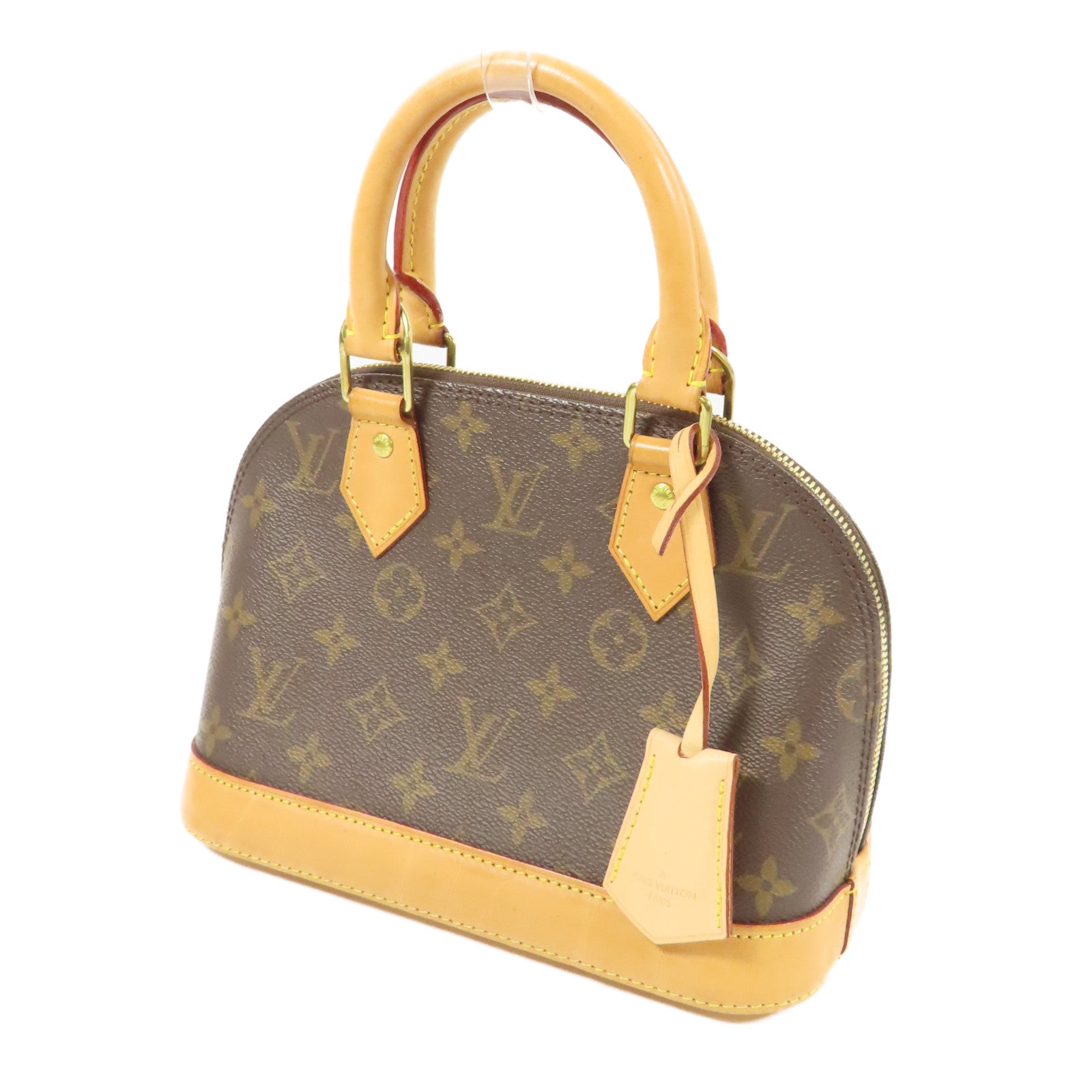 LOUIS VUITTON LV GHW Alma BB 2 Way Shoulder Bag Handbag 53152 Monogram Brown